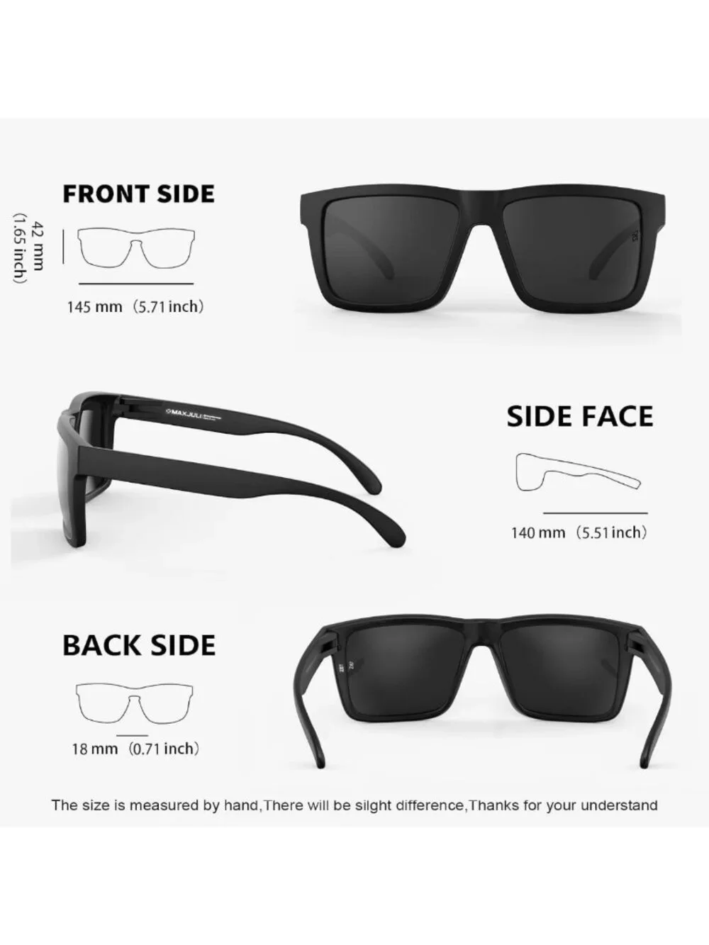 Ultralight UV400 Protection Sunglasses for Men & Women - Stylish TR90 Frame